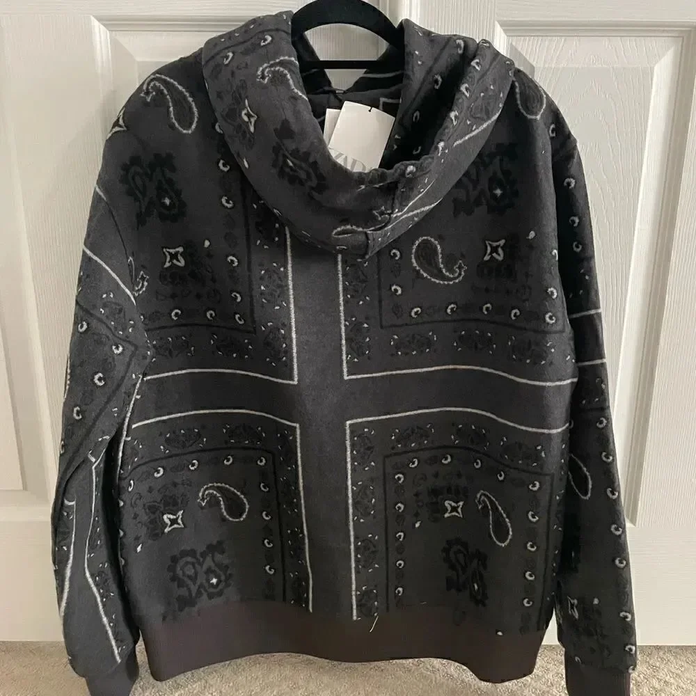 NWT Zara Bandana Print Sweatshirt